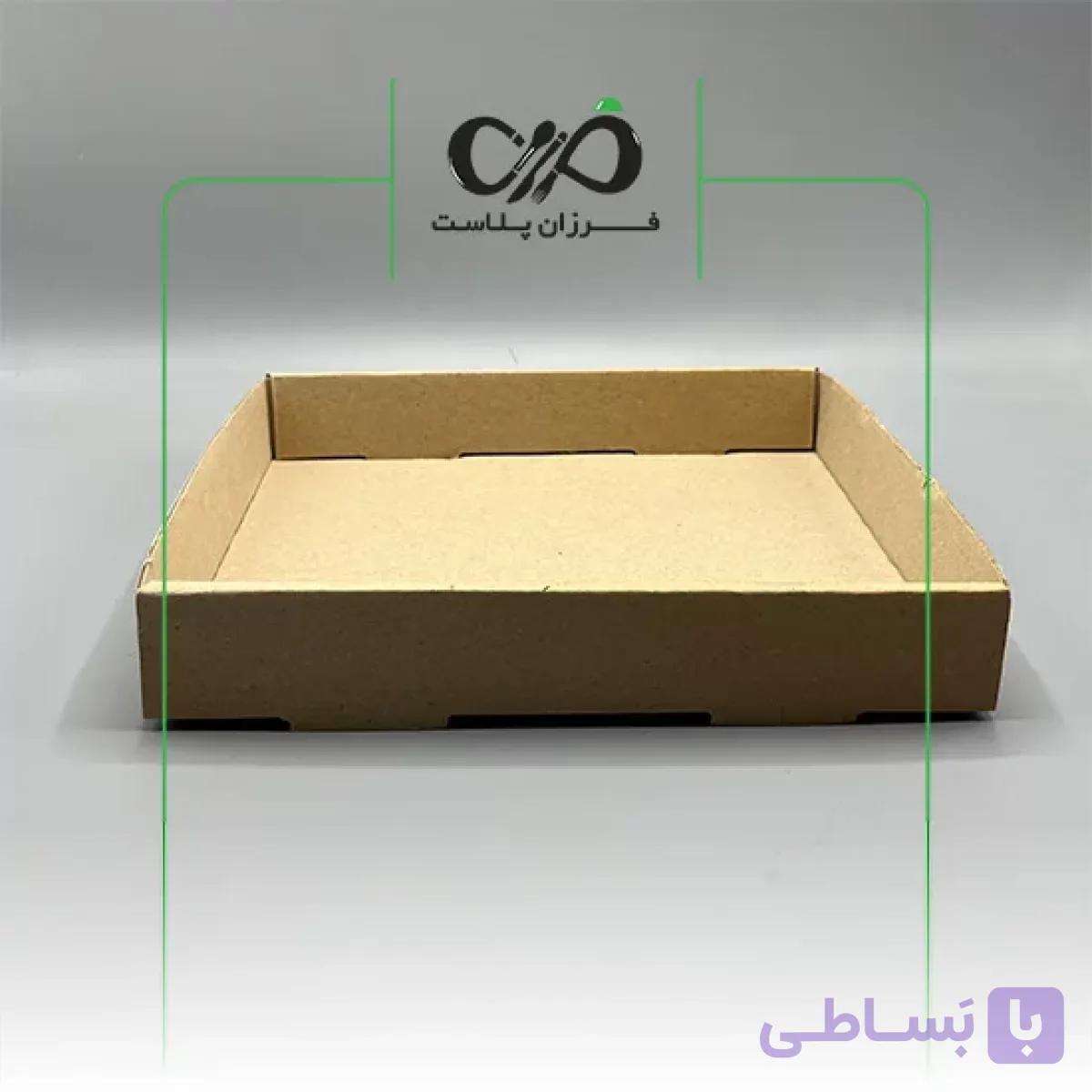 سینی شیرینگ غذا یکبار مصرف تک پرس با سرویس (100عددی)