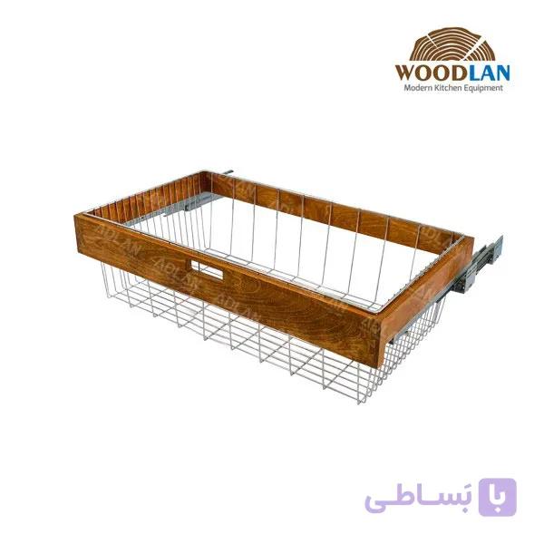 سبد البسه چند منظوره چوبی آدلان