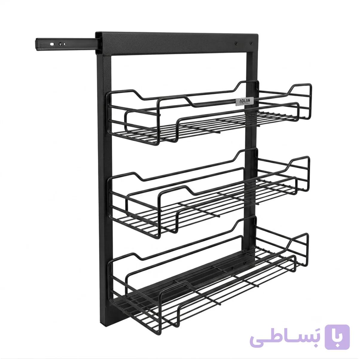 مینی سوپر پهلو مشکی با قابلیت نصب به درب – آرنا — تصویر 1