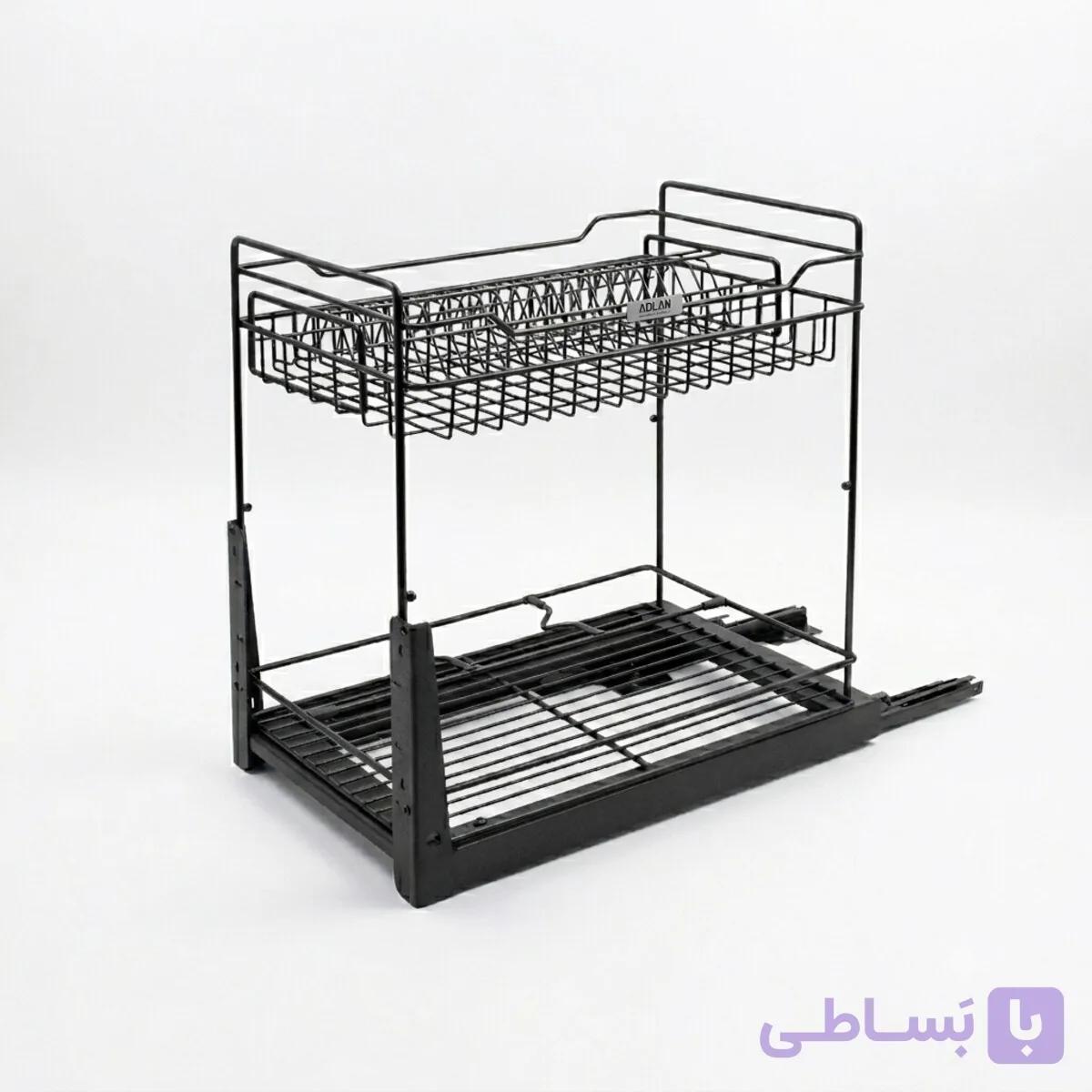 ریل کف جابطری جابشقابی مشکی – رادین 4 — تصویر 1