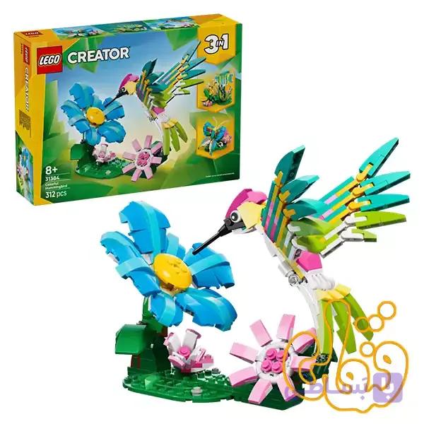 ساختنی لگو کریتور مرغ مگس‌خوار رنگارنگ Colorful Hummingbird 31384 — تصویر 1