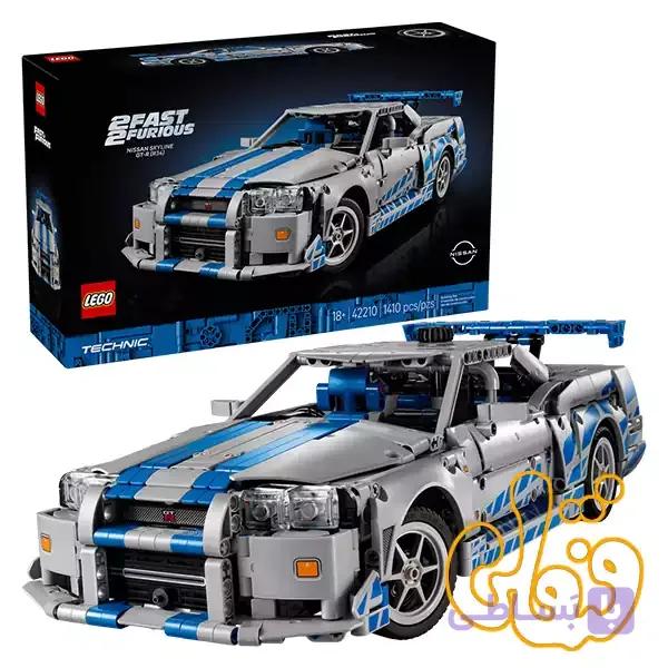 ساختنی لگو تکنیک سریع و خشن ماشین نیسان اسکای‌لاین جی‌تی‌آر 2 Fast 2 Furious Nissan Skyline GT-R (R34) 42210 — تصویر 1