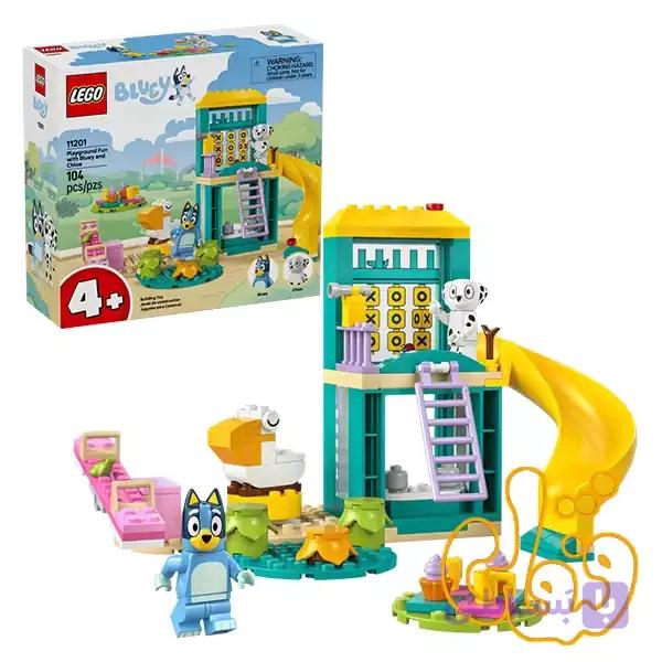 ساختنی لگو تفریح ​​در زمین بازی با بلوئی و کلوئی Playground Fun with Bluey and Chloe 11201 — تصویر 1