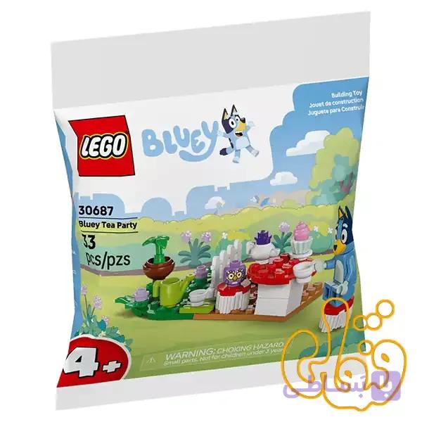 ساختنی لگو پولی‌بگ مهمانی چای بلوئی Bluey Tea Party 30687 — تصویر 1