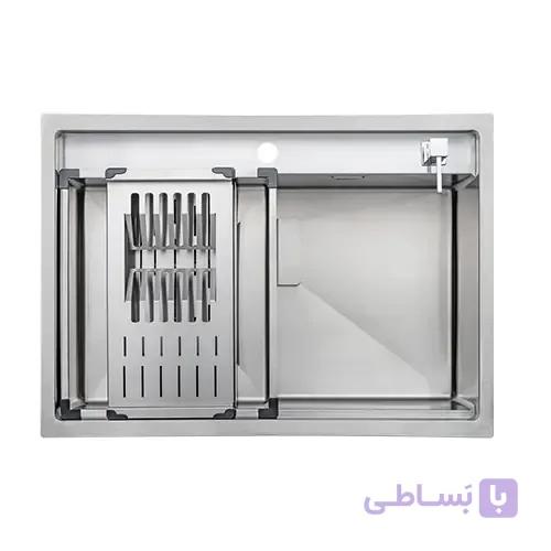سینک ظرفشویی توکار مستر پلاس مدل S 514SU