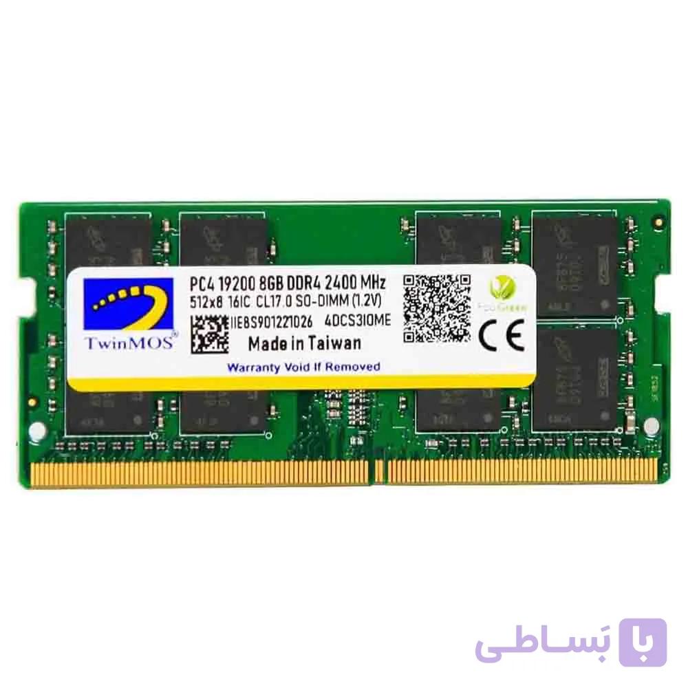 رم لپ تاپ تویین موس 8GB 2400MHz CL17 PC4