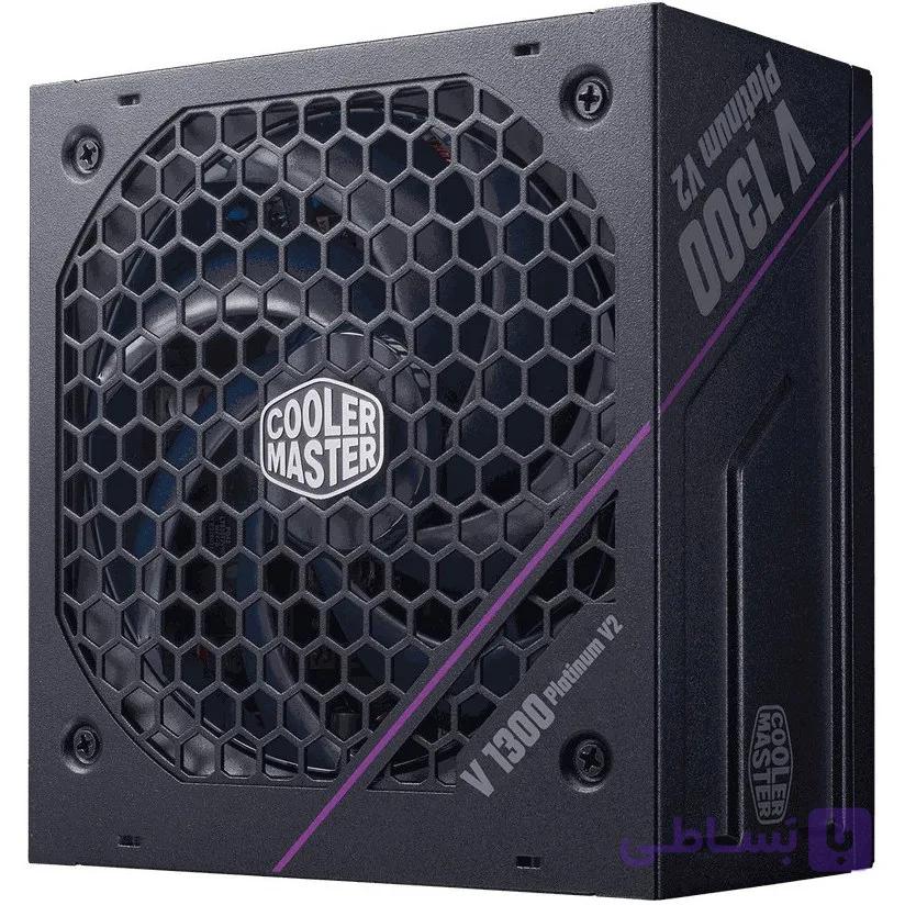 منبع تغذیه کامپیوتر کولر مستر مدل V Platinum 1300 V2 80 Plus Platinum توان 1300 وات — تصویر 1