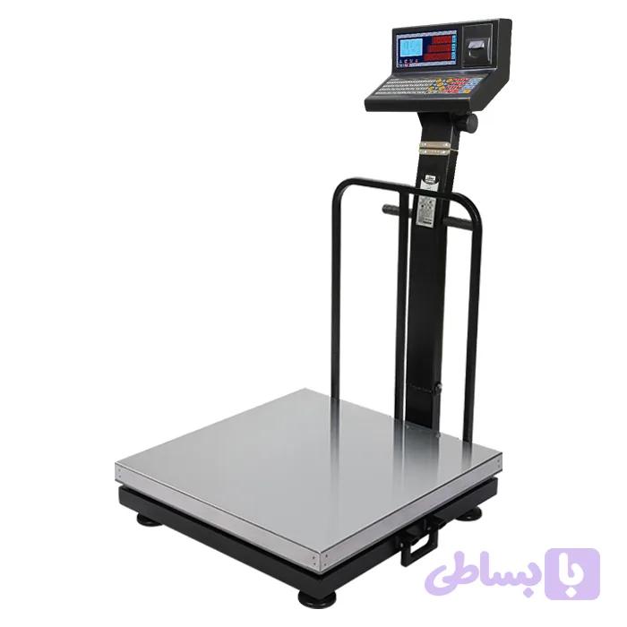 باسکول محک 200 کیلویی 13000 پلاس پرینتردار سینی استیل
