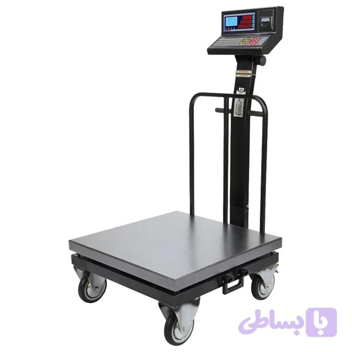 باسکول 300 کیلویی محک 13000 پلاس پرینتردار سینی گالوانیزه