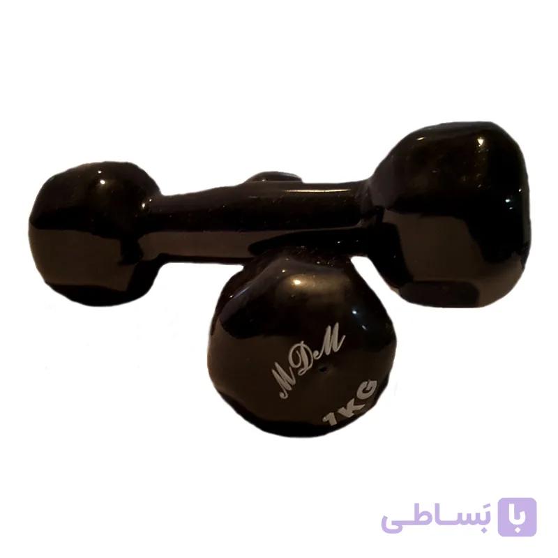 دمبل بدنسازی 1 کیلویی روکش دار