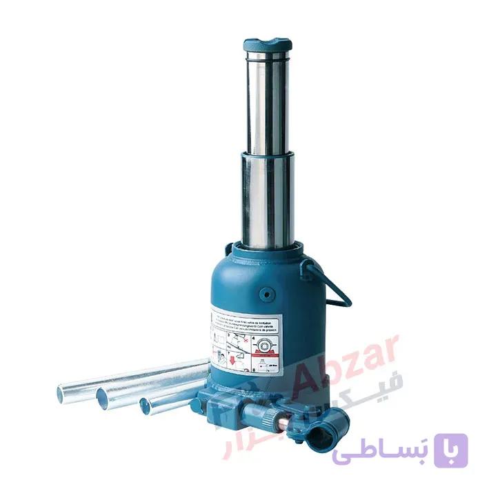 جک روغنی تلسکوپی کوتاه 10 تن بیگ رد BIG RED دسته از بغل مدل TH810003 — تصویر 1