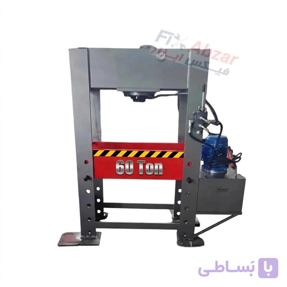 پرس هیدرولیک برقی دروازه ای 60 تن ایرانی — تصویر 1