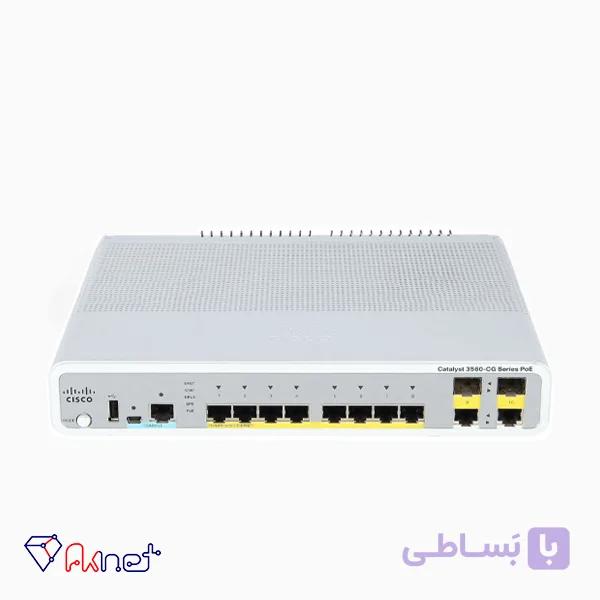 سوئیچ شبکه 8 پورت ریفر سیسکو مدل WS-C3560CG-8PC-S — تصویر 1