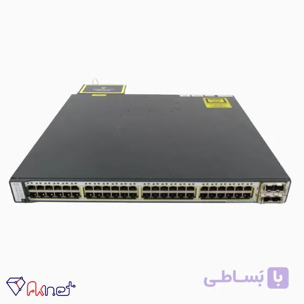 سوئیچ 48پورت سیسکو SW-C3750E-48PD-SF — تصویر 1