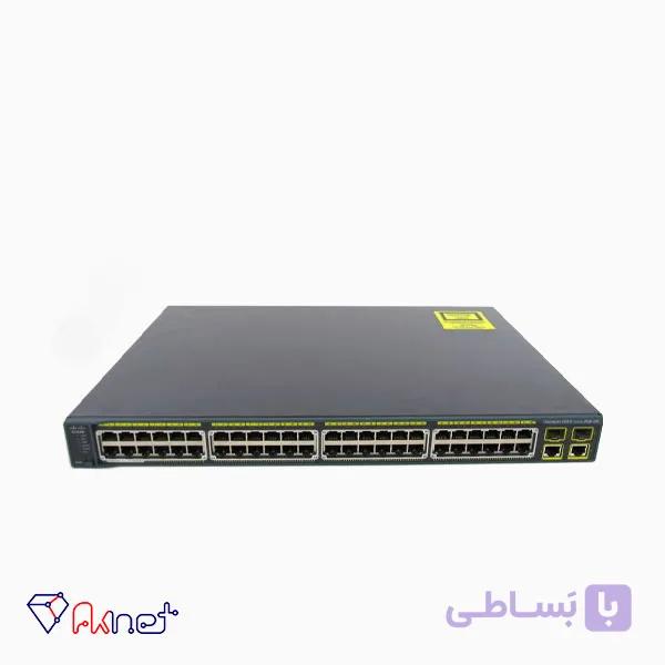 سوئیچ ۴۸ پورت PoE سیسکو Cisco WS-C2960+48PST-L — تصویر 1