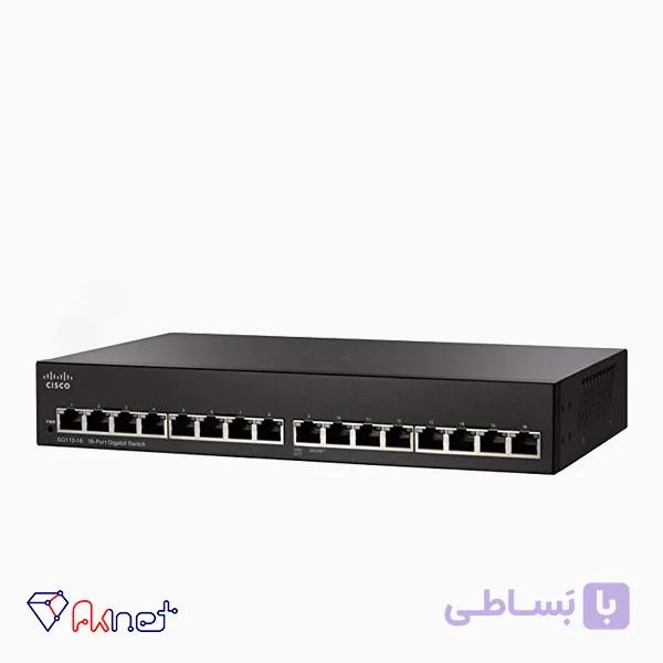 سوئیچ 16 پورت سیسکو Cisco SG110-16 — تصویر 1