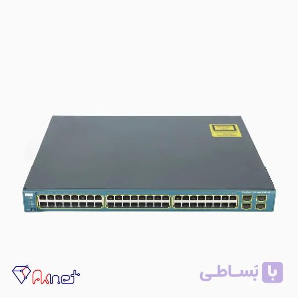 سوئیچ ۴۸ پورت poe سیسکو Cisco WS-C3560-48PS-E — تصویر 1