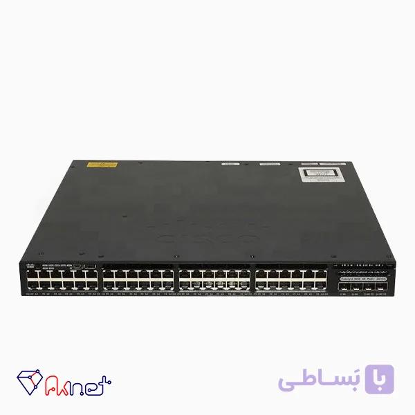 سوئیچ گیگابایت ۴۸ پورت فول PoE سیسکو Cisco WS-C3650-48FS-E — تصویر 1