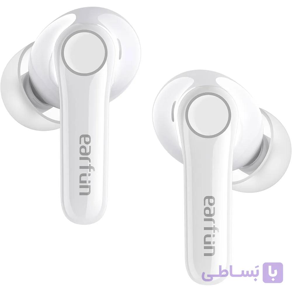 هندزفری بی‌سیم EarFun Air Pro 4 Glossy White | نویز کنسلینگ 50dB و aptX Lossless — تصویر 1