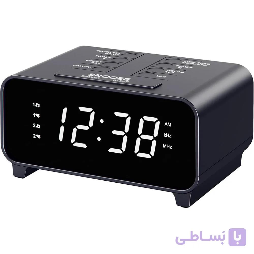 ساعت زنگ دار دیجیتال رادیویی iTOMA 213 | رادیو AM/FM، دو آلارم و نور شب — تصویر 1