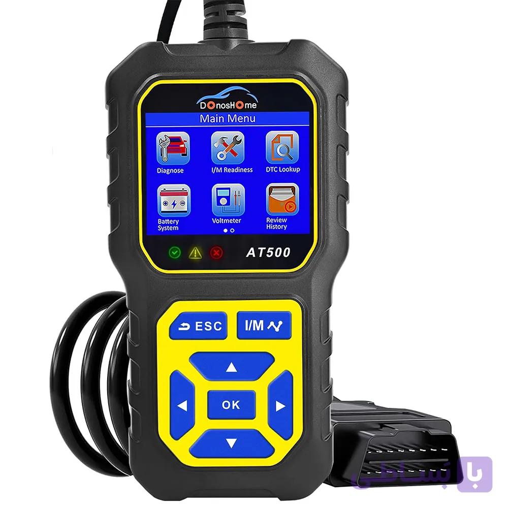 دیاگ خودرو DonosHome AT500 | اسکنر OBD2، تست باتری و I/M Readiness — تصویر 1
