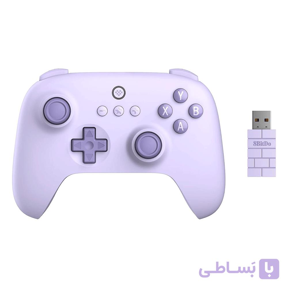 دسته بازی بی‌سیم 8BitDo Ultimate C 2.4G برای PC، Android و Steam Deck | بنفش — تصویر 1
