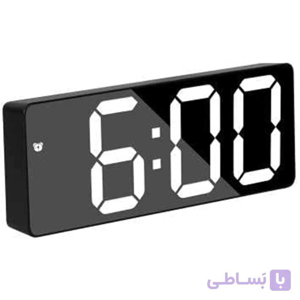 ساعت دیجیتال آینه‌ای GH0712L | LED، دماسنج و آلارم — تصویر 1