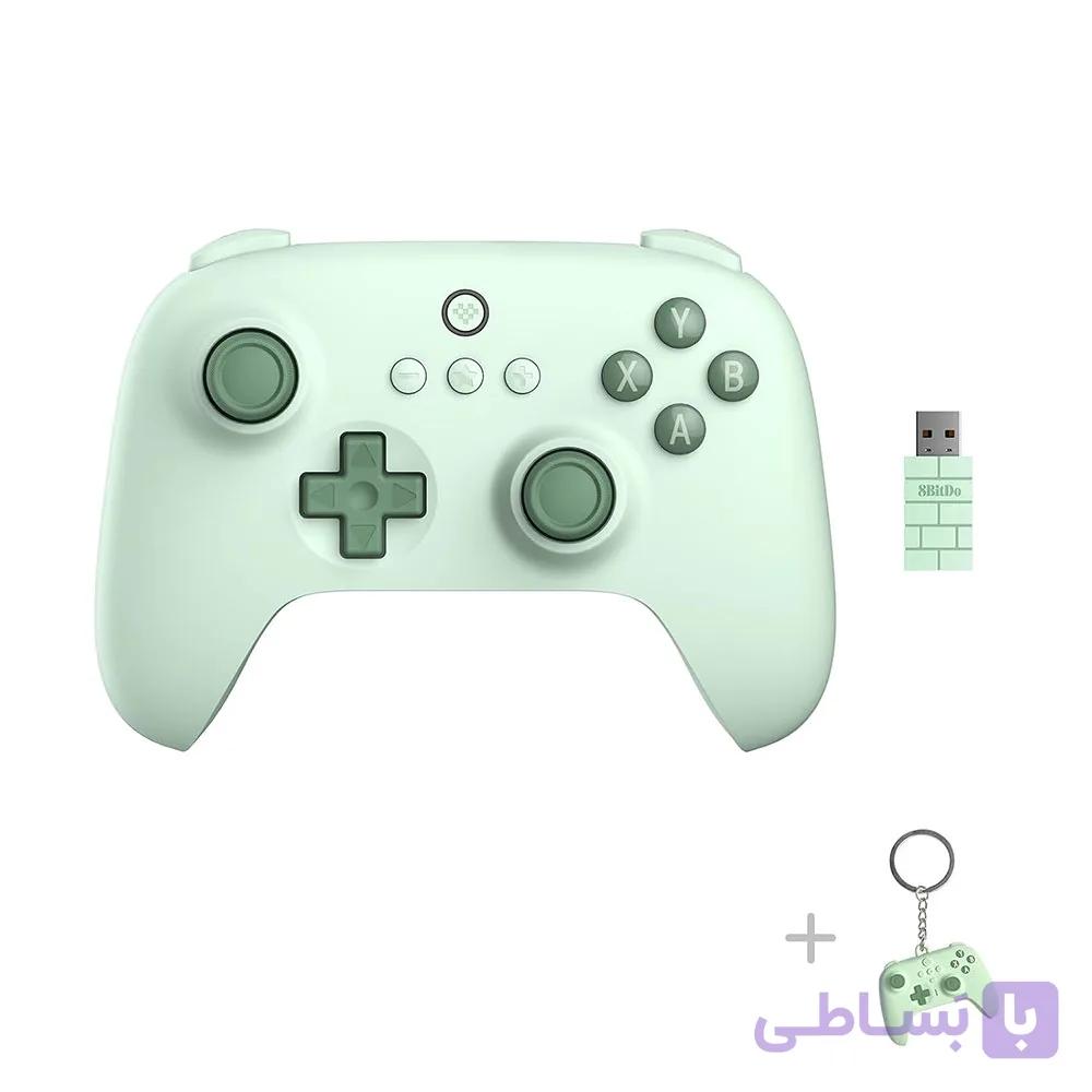 دسته بازی بی‌سیم 8BitDo Ultimate C 2.4G Field Green — تصویر 1