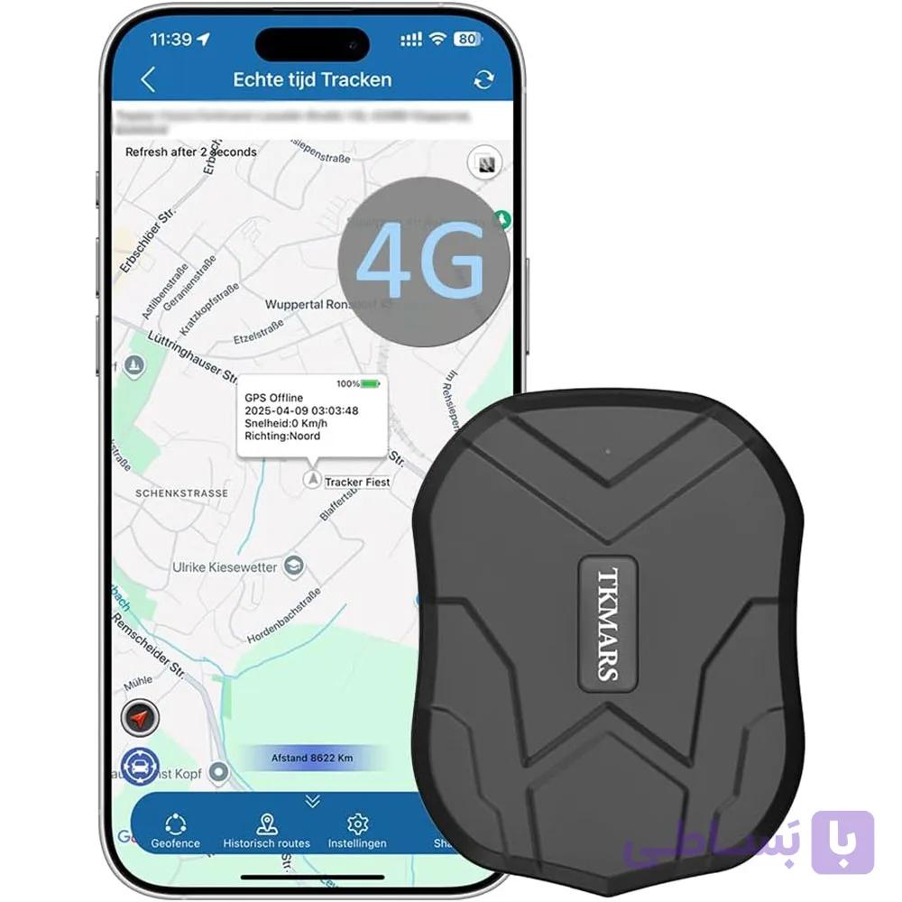 ردیاب GPS خودرو TKMARS TK905 4G | باتری 5000mAh، آهنربایی و ردیابی آنلاین — تصویر 1