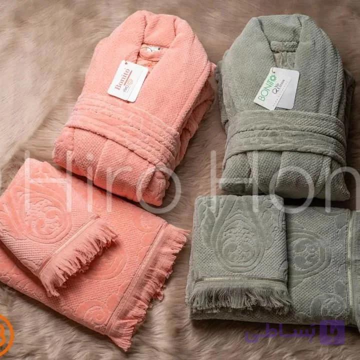 ست حوله عروس و داماد 10 تیکه bonito