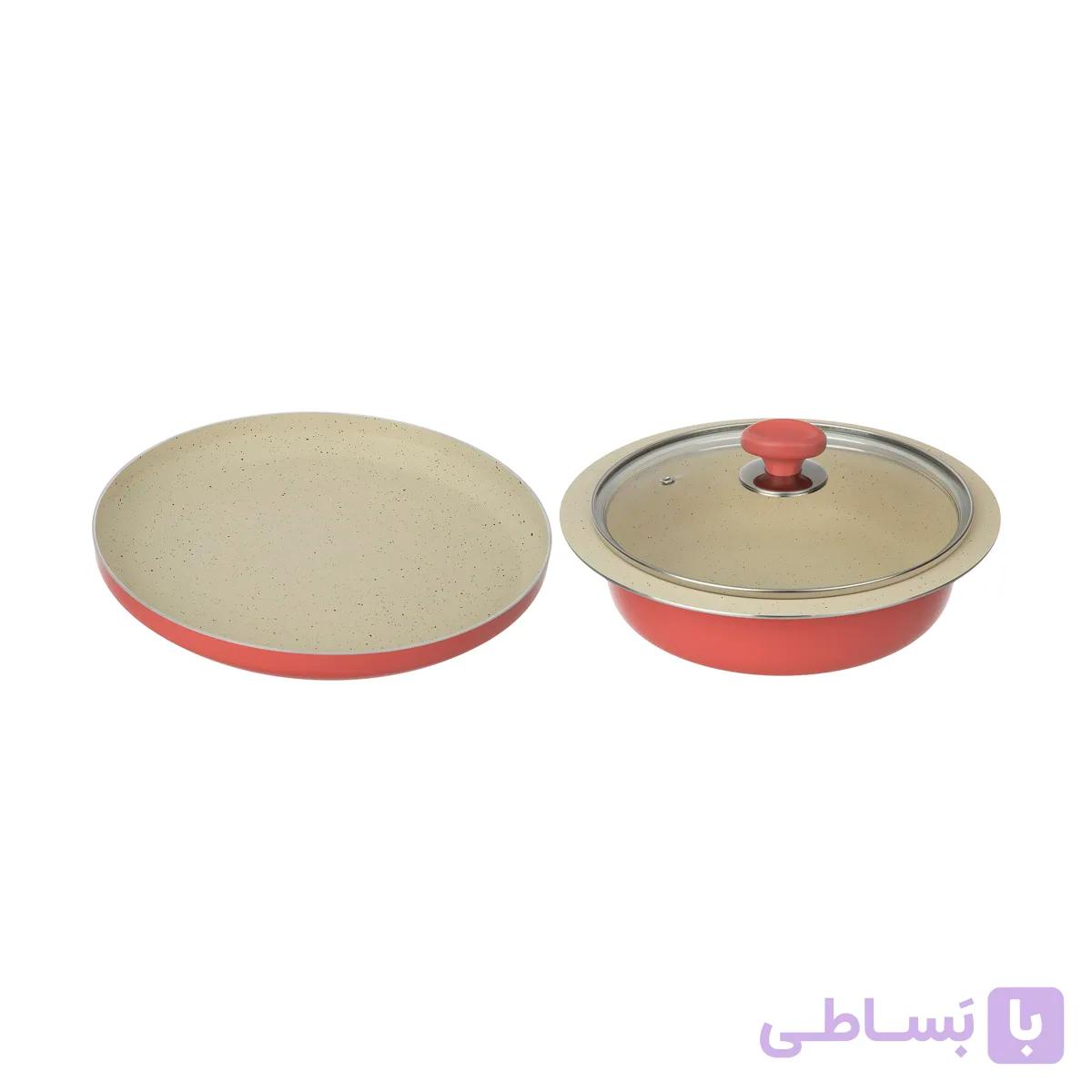 سرویس پخت و پز 3 پارچه عروس ته چین پز سایز 24