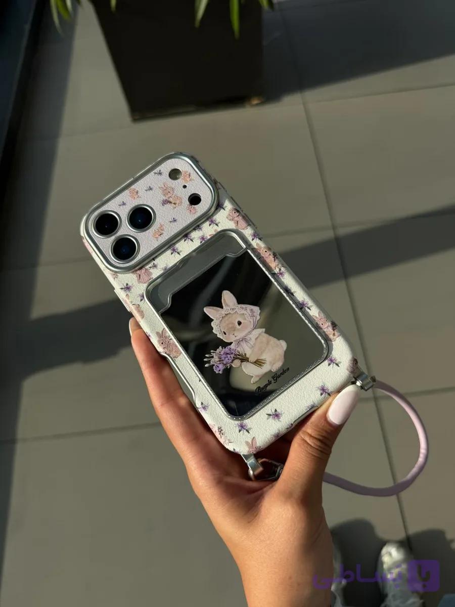 قاب گوشی مدل FLOWERS RABBIT