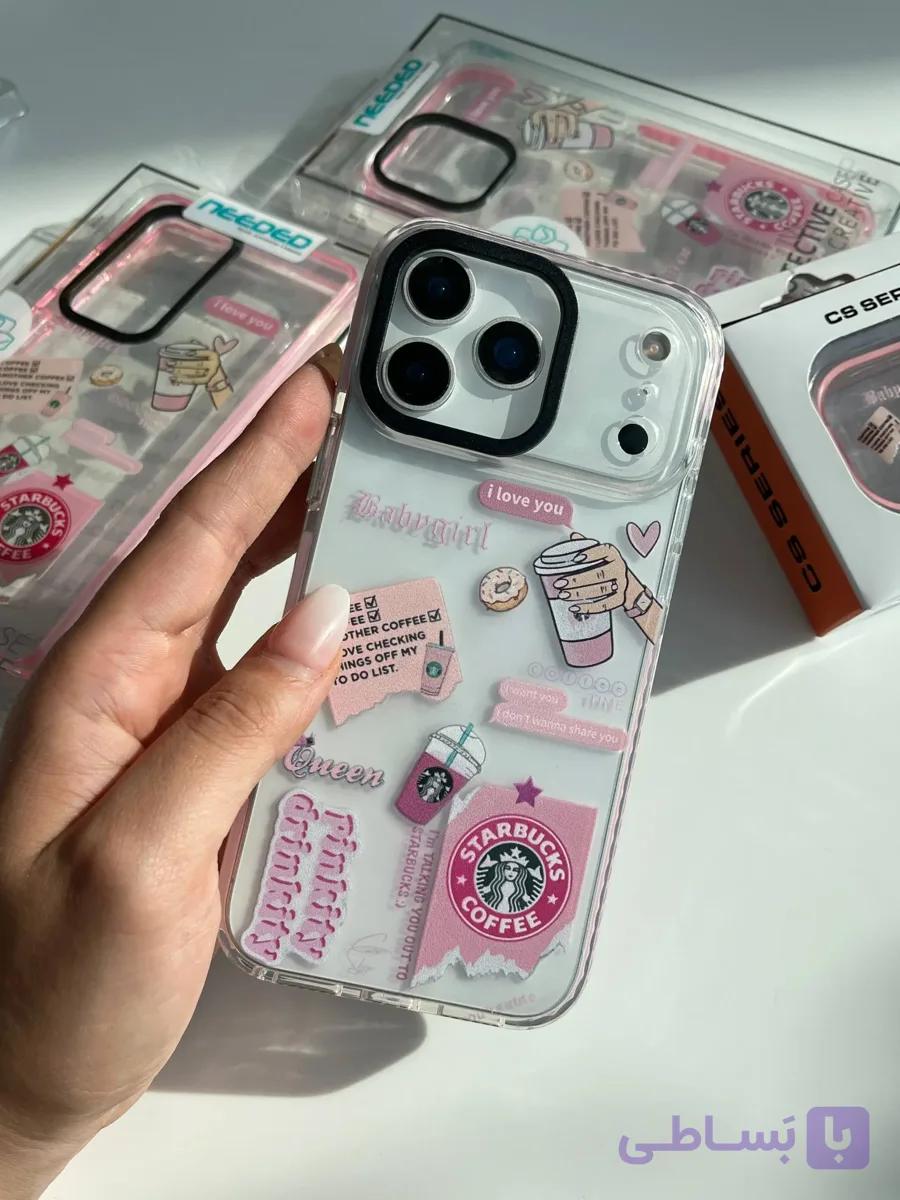 قاب گوشی آیفون شفاف آنتی شوک مدل استارباکس 7PLUS/8PLUS — تصویر 1