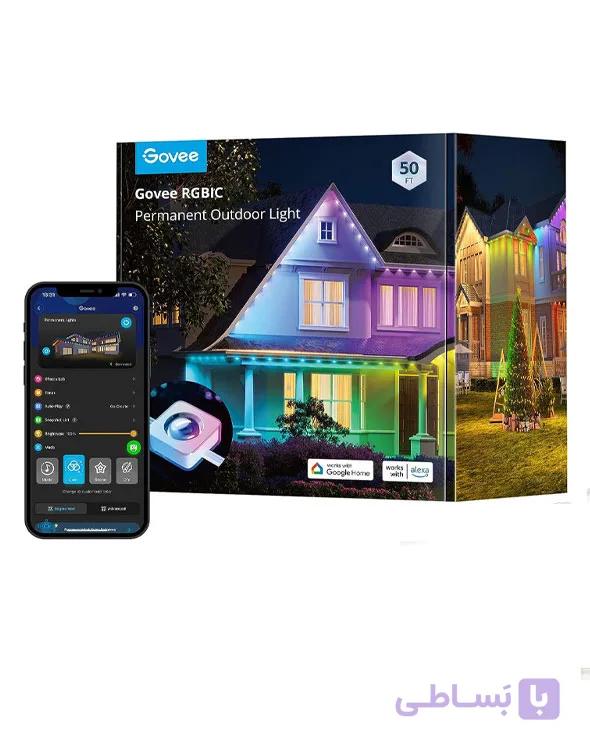 ریسه LED هوشمند Govee نمای بیرون خانه