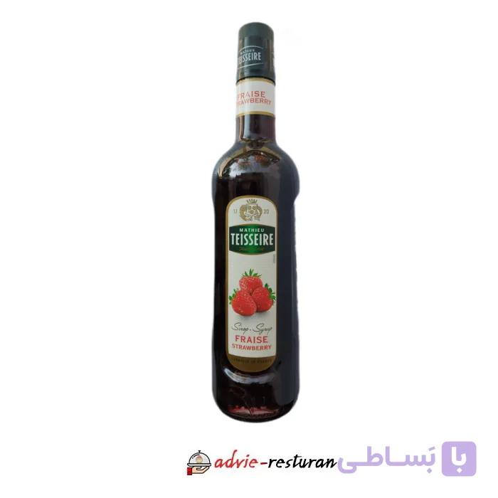 سیروپ توت فرنگی تیزر teisseire — تصویر 1