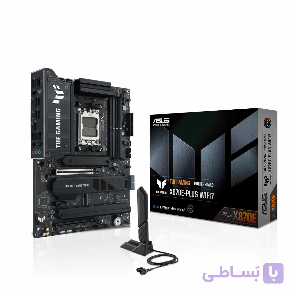 مادربرد ایسوس مدل TUF Gaming X870E-Plus WiFi DDR5 — تصویر 1