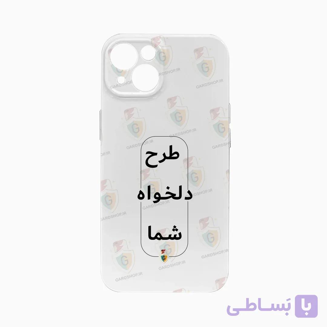 قاب طرح دلخواه گوشی اپل iPhone 16 تمام ژله محافظ لنزدار براق