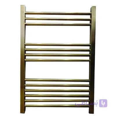 حوله خشک کن استیل فلت 9 لول 50*80 ایران رویال طلایی مات