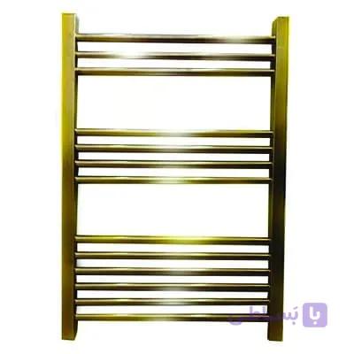 حوله خشک کن استیل لوله ای 13 لول 50*80 ایران رویال طلایی براق