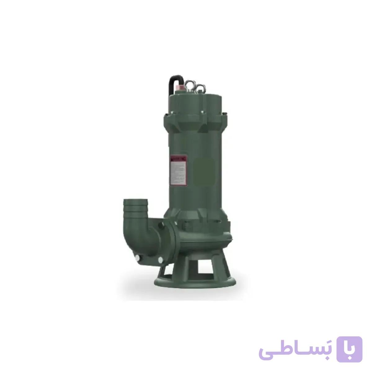 پمپ لجن کش فاضلابی خردکن دار WQK10-12-1.1L2 گرین