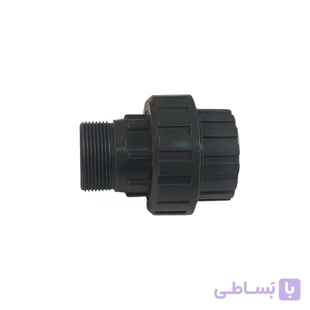 مهره ماسوره یکسر مغزی U-PVC استخری سایز 63 گلپایگان