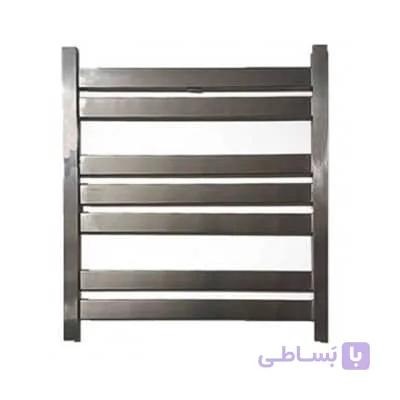 حوله خشک کن استیل فلت 7 لول 50*60 ایران رویال کروم مات