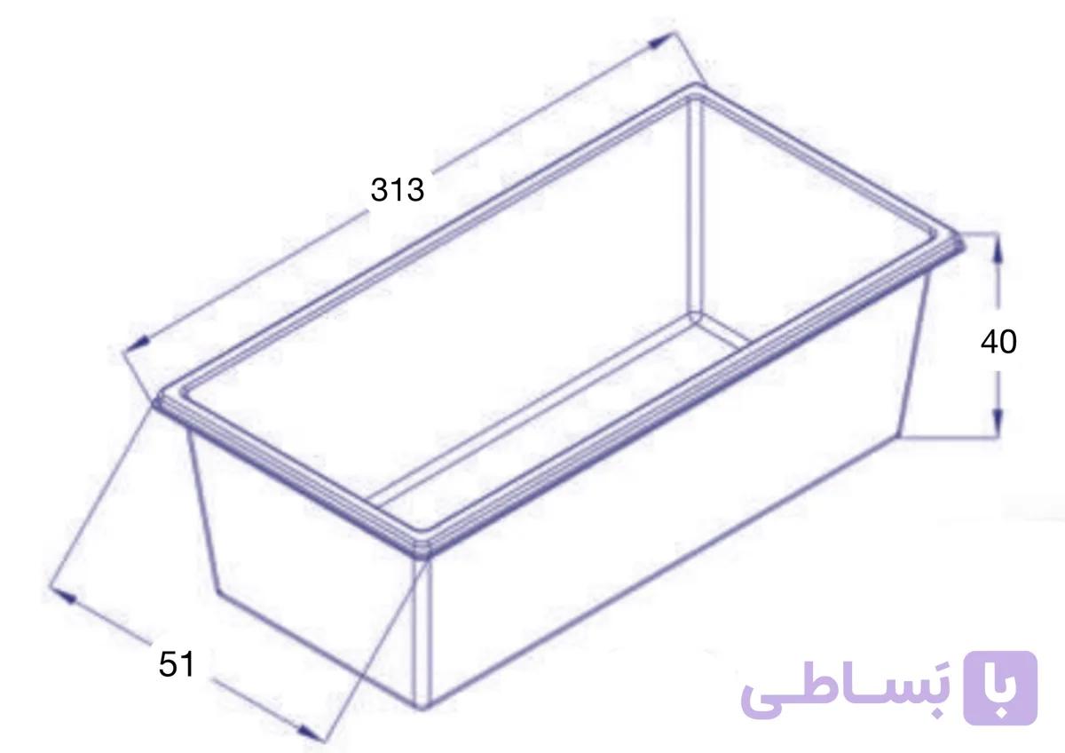 وان پلی اتیلن لندر 470 لیتری طبرستان