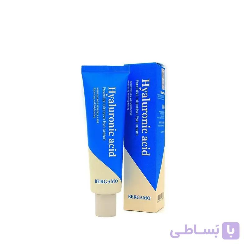 کرم دور چشم روشن و مرطوب کننده هیالورونیک اسید برگامو — تصویر 1