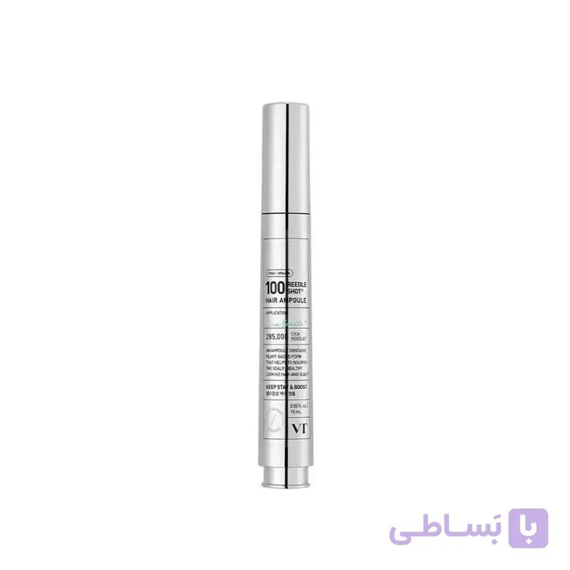 آمپول تقویت کننده و ضد ریزش مو ریدل شات 100 وی تی کازمتیک — تصویر 1
