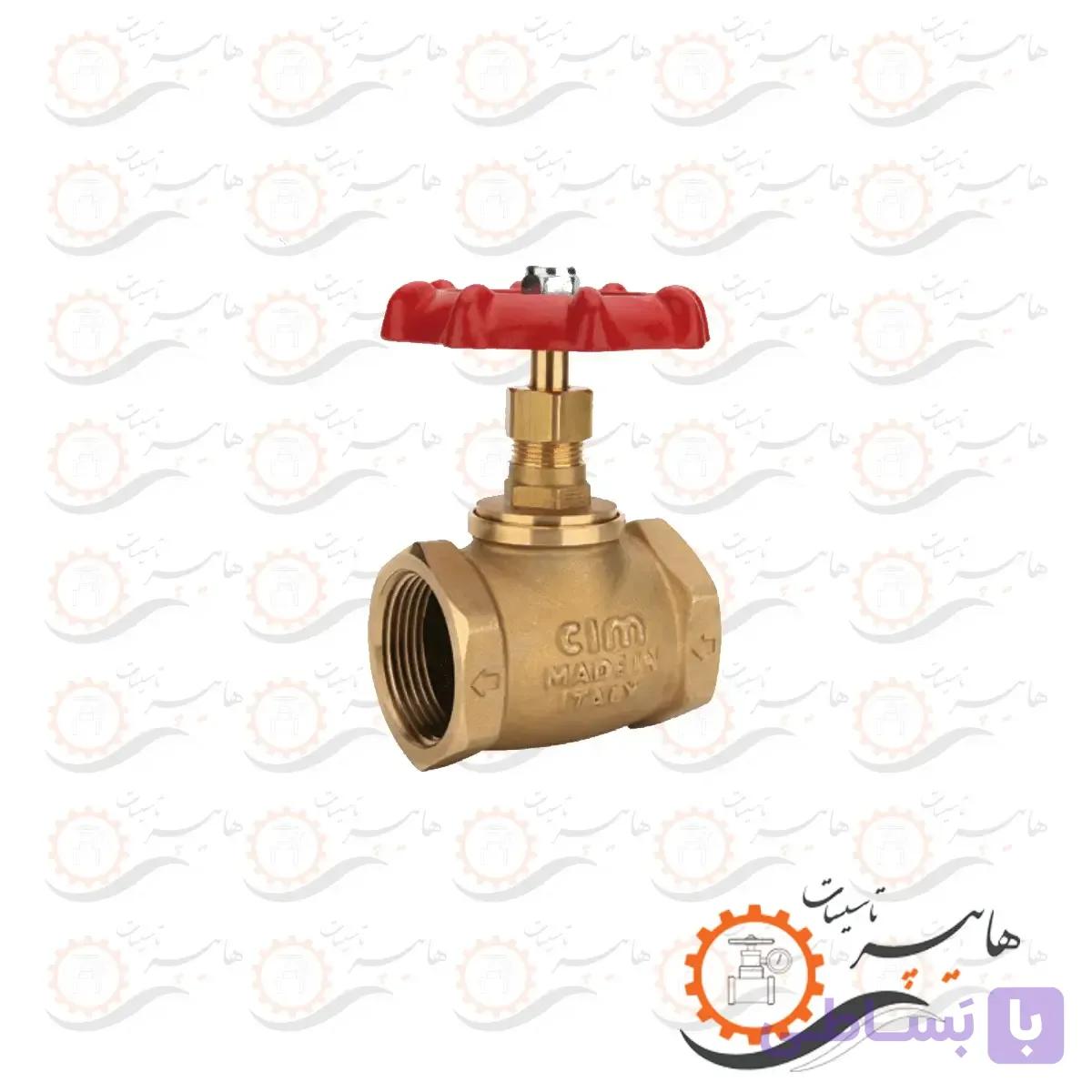شیر فلکه سوزنی سنگین برنجی سیم ایتالیا مدل 75/200 — تصویر 1