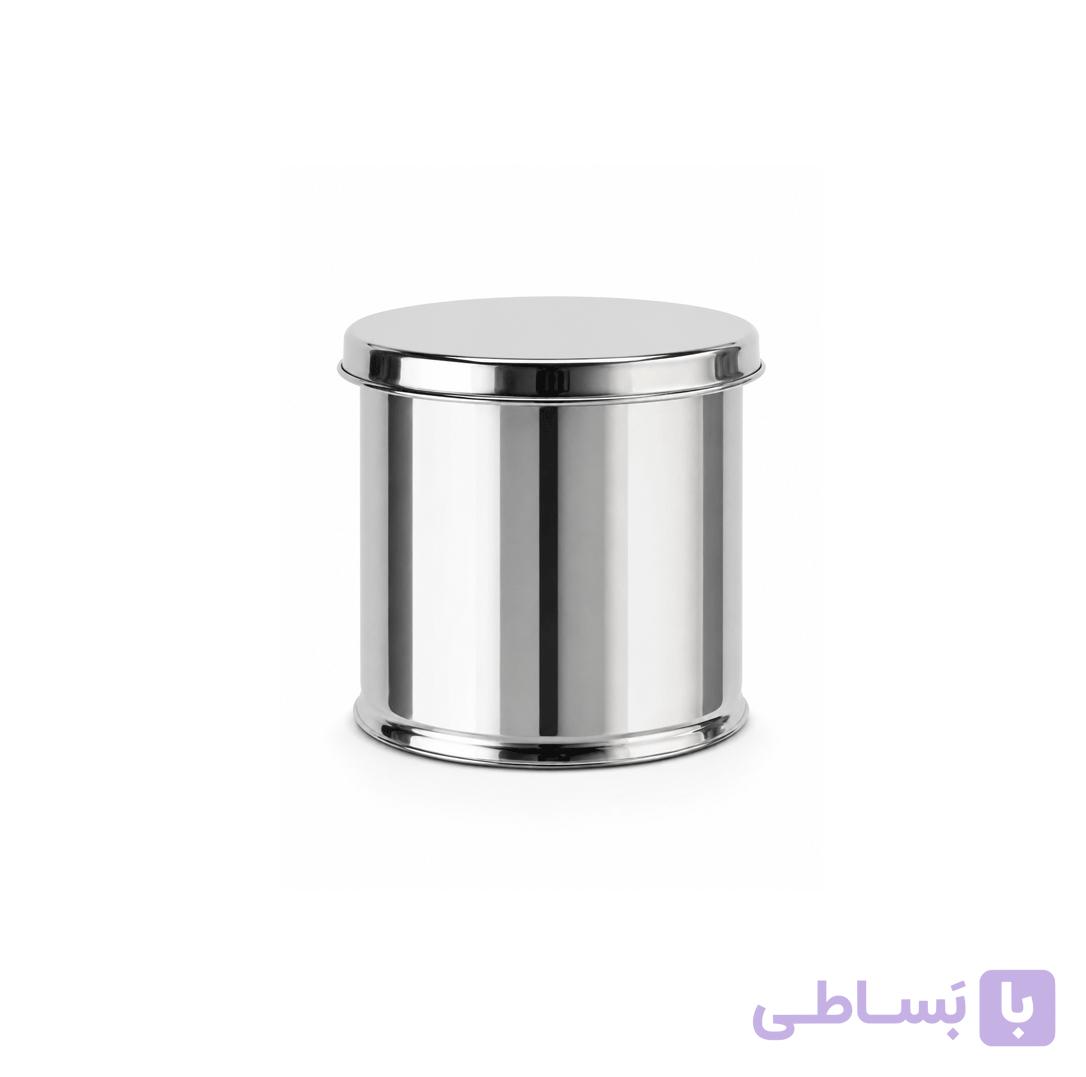 ظرف ادویه استیل درب دار 16 * 14 — تصویر 1