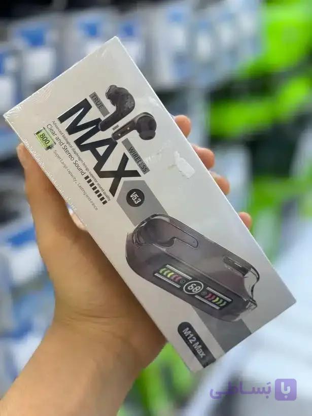 هندزفری بلوتوثی مدل M12 MAX — تصویر 1