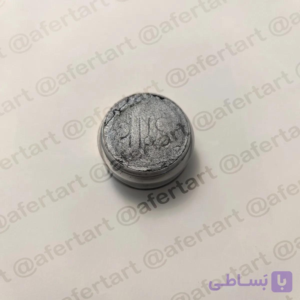 رنگ گریم نقره‌ای پررنگ متالیک شماره M14 سیلک — تصویر 1