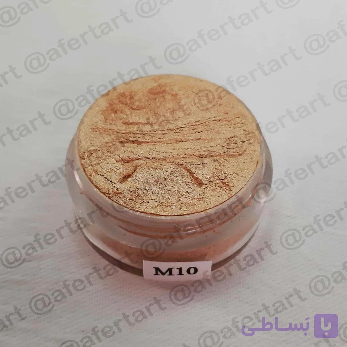 رنگ گریم زرد متالیک شماره M10 سیلک — تصویر 1